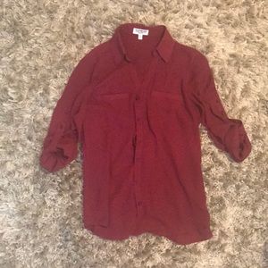 Burgundy portifino shirt